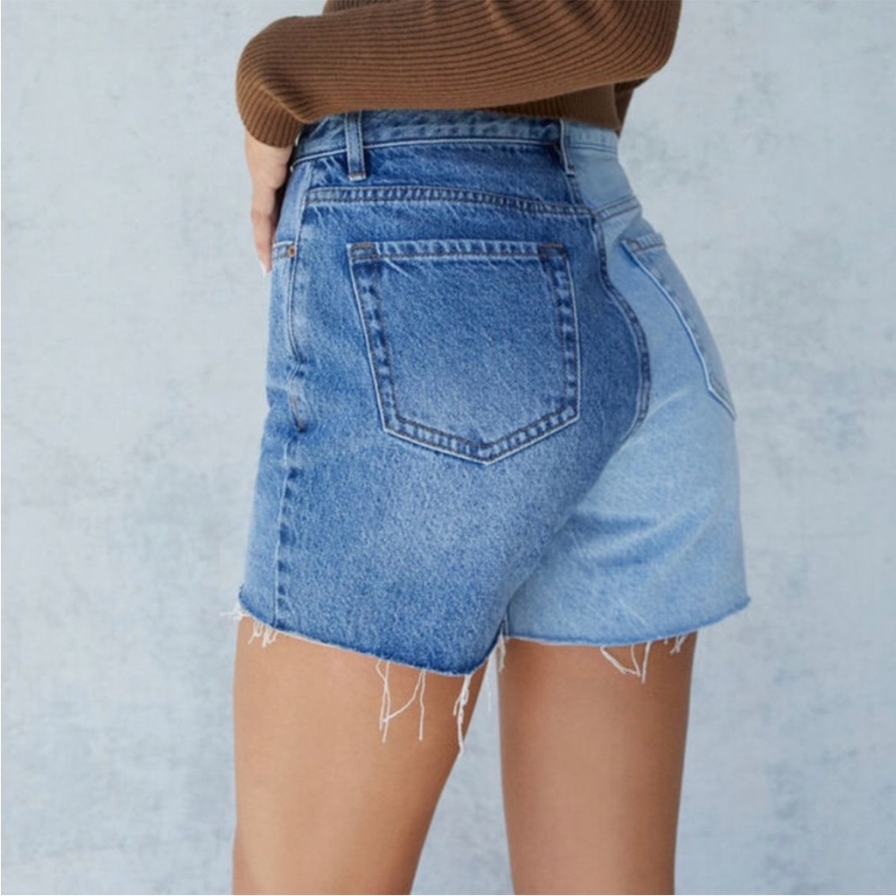 PacSun Two-Tone '90s Girlfriend Denim Shorts